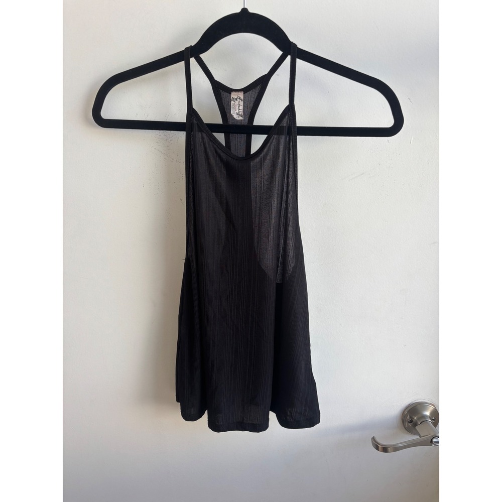 Intimately by Free People Ribbed Racerback Tank Top XS layered staple oversized